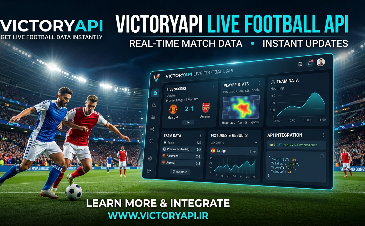 Live Football API | Football Live Scores API | VictoryAPI | API نتایج زنده فوتبال |