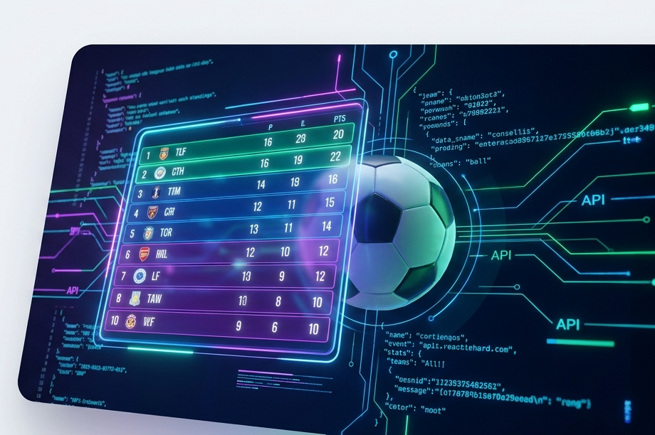 New Standings Endpoint Released: Access Football League Tables Easily